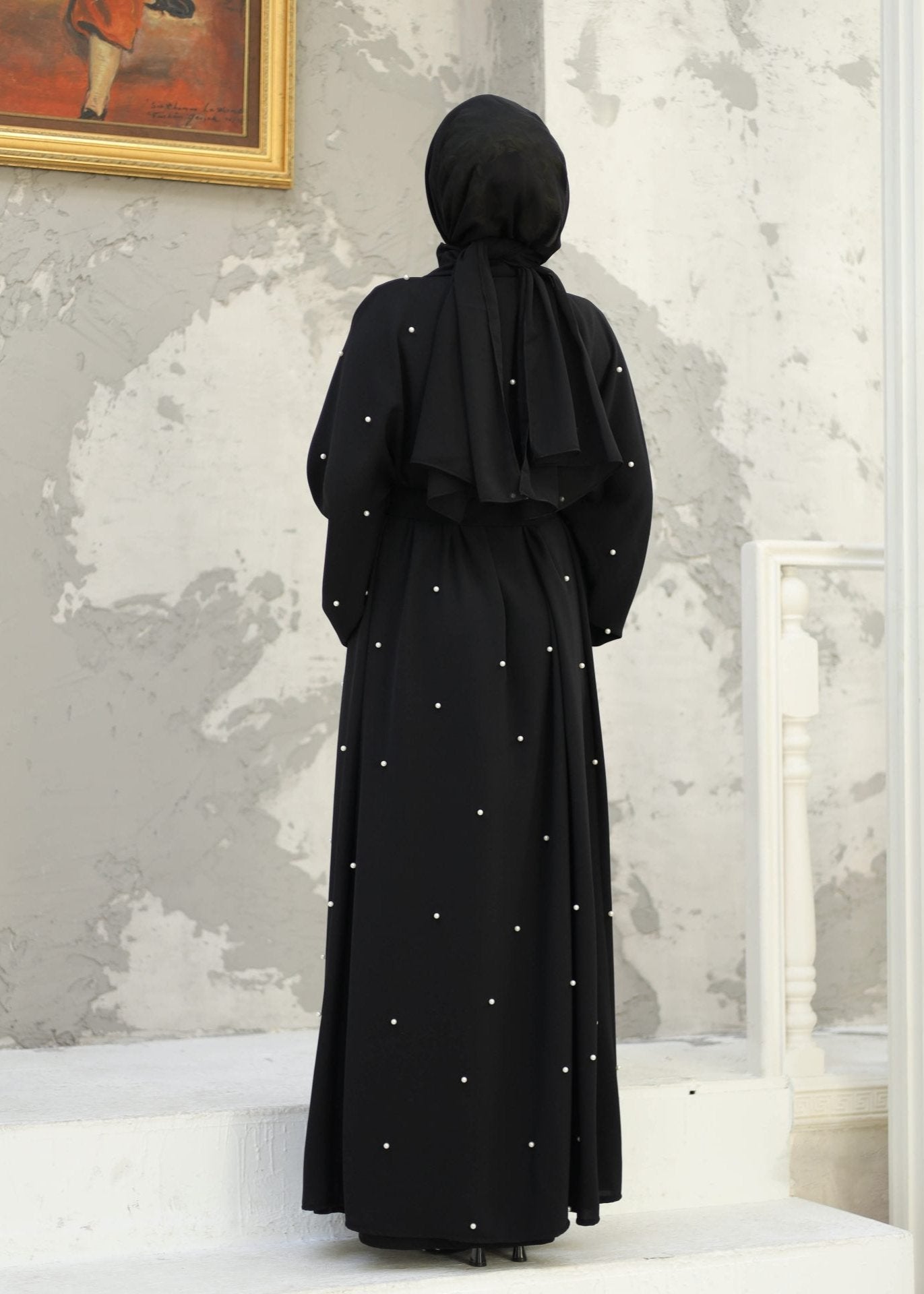 İnci Serpme Abaya